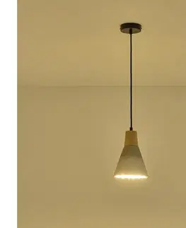 Svietidlá Eurolamp Luster na lanku 1xE27/15W/230V krémová 144-50016