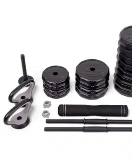 Činky Cementový činkový set inSPORTline ON-X 6v1 40 kg