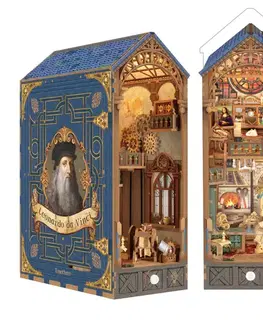 3D puzzle CENGO GmbH Book Nook - 3D Puzzle - Leonardo Da Vinci