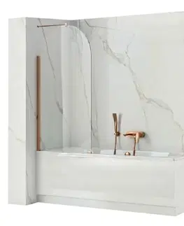 Vaňové zásteny REA - Paraván vaňový Travis Copper Brush 80 REA-W0550