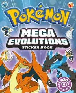 Nalepovačky, vystrihovačky, skladačky Pokemon Mega Evolutions Sticker Book - Pokémon