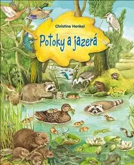 Leporelá, krabičky, puzzle knihy Potoky a jazerá - Christine Henkelová