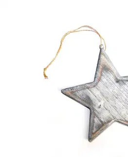 Bytové dekorácie (ostatné) MAKRO - Dekorácia hviezdička 20cm