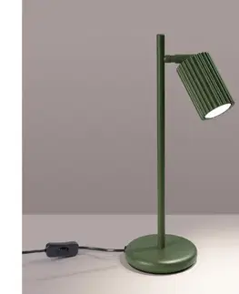 Lampy BRILAGI - LED stolová lampa CRESTO 1xGU10/10W/230V zelená BR.1624
