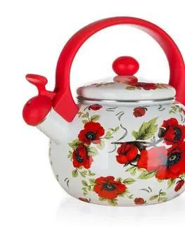 Čajníky a čajové kanvice Banquet Čajník smalt Poppy, 2,2 l
