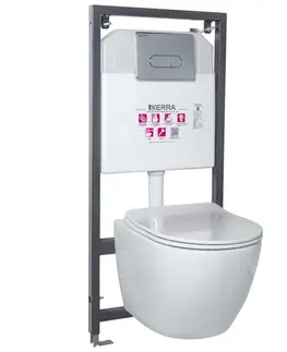 Záchody KERRA - Inštalačný set WC Delos/Pacific CHR 5907548115850