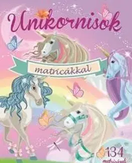 Pre deti a mládež - ostatné Unikornisok matricákkal - Lila
