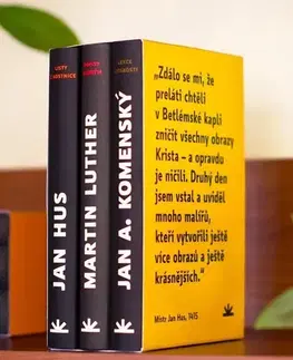 Náboženstvo - ostatné Reformační balíček (komplet 3 kníh) - Jan Amos Komenský,Martin Luther,Jan Hus