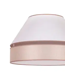 Svietidlá  - Stropné svietidlo AVIGNON 1xE27/15W/230V pr. 50 cm biela/béžová 602037