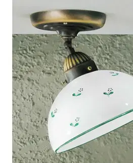 Svietidlá Kolarz 731.10.20 - Prisadený luster NONNA 1xE27/75W/230V pr. 20 cm zelená 731.10.20