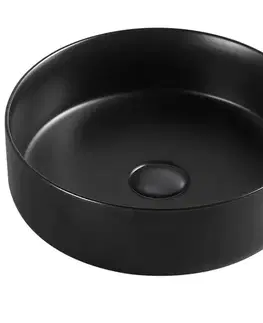 Umývadlá Umývadlo na dosku Marubo-Aruba black mat