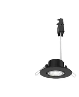 Svietidlá Philips -LED Stmievateľné podhľadové svietidlo CILANTRO LED/5W/230V 2700K čierne 872110303797800
