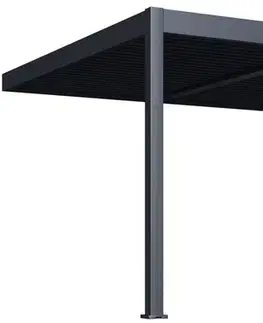 Bioklimatické pergoly Bioklimatická pergola INTRO DUO 4x4 m k stene Rojaplast