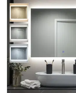 Svietidlá BRILAGI - LED kúpeľňové zrkadlo LUCE LED/28W/230V 60x80 cm IP44 CRI 90 stmievateľné + CCT FG-CY36-B01-8060