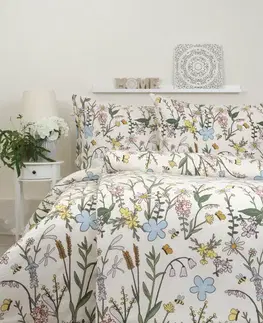 Obliečky MKLozkoviny.sk Predĺžené flanelové obliečky - Isabella - 140 × 220 cm - 70 x 90 cm