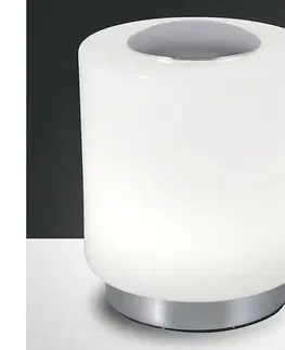 Lampy Fabas Luce 3257-30-138 - LED Stmievateľná stolná lampa SIMI LED/8W/230V strieborná 3257-30-138