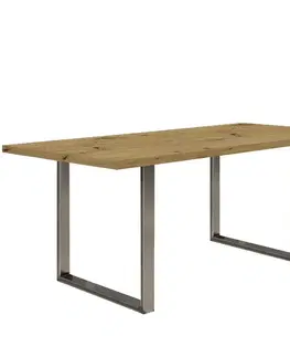 Stoly v podkrovnom štýle Stôl Tarazjus 180 cm TBLT443-D78-941 artisan/stal
