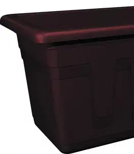 Truhlíky PLASTKON - Truhlík GARDEN 50 cm hnedý