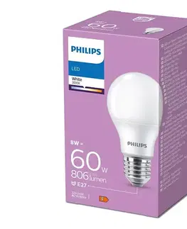 LED osvetlenie LED Žiarovka Philips A60 E27/8W/230V 3000K 8719514473652