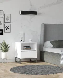 Konferenčné stolíky Nočný stolík Lindau White