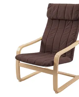 Relaxačné kreslá Kreslo LISA hnedé K68