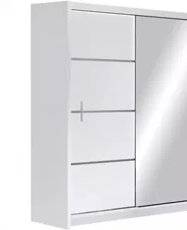Šatníkové skrine Skriňa Vista 150 cm zrkadlo
