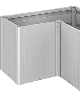 Truhlíky Biohort Hrantík BIOHORT Belvedere L 103 x 103 x 61 cm (strieborná metalíza)