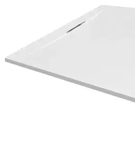 Vane Sprchová vanička obdĺžniková SAT Fusion 140x90 cm liaty mramor Blanco SATFU14090BL SATFU14090BL