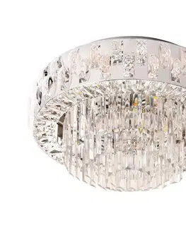 Svietidlá BRILAGI - Stropné svietidlo AURELIA 5xE14/40W/230V priemer 50 cm lesklý chróm BRSL61033CH