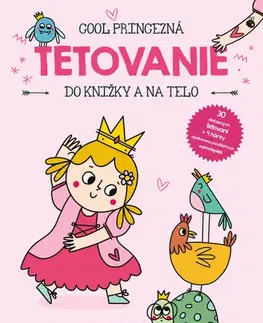 Pre deti a mládež - ostatné Tetovanie do knižky a na telo - Princezná Lily