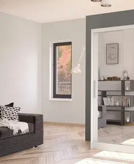 Šatníkové skrine Šatníková skriňa RICA 7 biela
