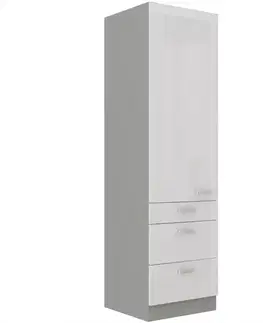 Kuchynské skrinky stojace Kuchynská skrinka Bianka 60dks-210 1f3s