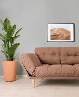 Pohovky a gauče Trojmiestna rozkladacia pohovka Nina Daybed - Light Brown GR102