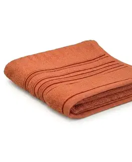 Bytový textil Viskózový uterák Fancy 30x50 cm D-36 Hrdzavá