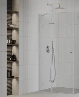 Sprchovacie kúty MEXEN/S - Roma sprchovací kút krídlový 85 x 120, transparent, chróm 854-085-120-01-00