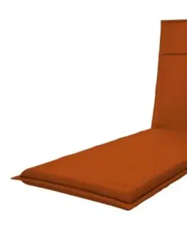 Polstre, sedáky a podušky Kinekus Poduška lehátko 195x60x4cm oranžová LIFE DOPPLER