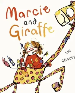 Leporelá, krabičky, puzzle knihy Marcie and Giraffe - Kim Gregory