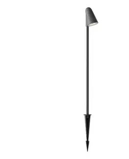 Záhradné lampy Redo 90705 - Vonkajšie LED svietidlo NIVALIS, 6,8 W, 230 V, 3000 K, 82 cm, IP65, antracit 90705