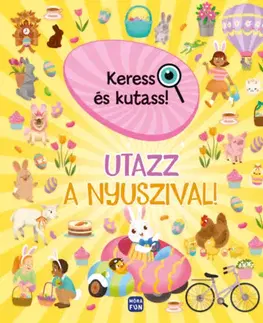 Pre deti a mládež - ostatné Keress és kutass! Utazz a nyuszival! - Rubie Crowe,Eszter Farkas