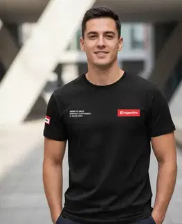 Pánske tričká Tričko inSPORTline Signature čierna - S