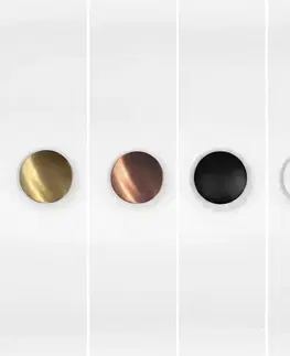 Vane REA/S - Rohová akrylátová vaňa Bellanto Slim 150 Left Čierna krytka zátky KPL-W6582