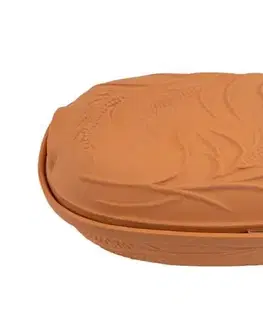 Pekáče a zapekacie misy Kinekus Pekáč keramický, neglazovaný, 4,5L, terakota