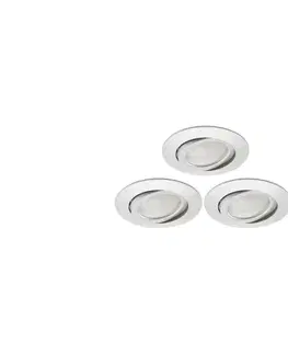 Svietidlá Briloner 8309-039 - SADA 3x LED Stmievateľné kúpeľňové svietidlo LED/5W/230V IP23 8309-039