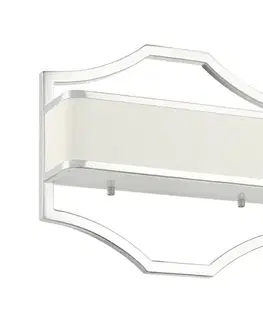 Svietidlá Open Design OR84504 - Nástenné svietidlo GERDO 2xE14/12W/230V lesklý chróm/biela OR84504