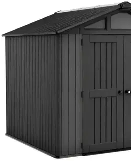 Záhradné skleníky Kinekus Domček Keter STRONGHOLD 8X8, sivý, záhradný, 254x228,6x220 cm