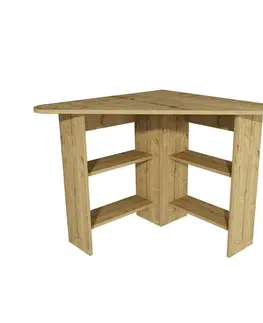 Konferenčné stolíky Pracovný stôl Corner Sapphire Oak