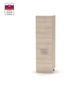 Kuchynské horné skrinky KONDELA Nova Plus NOPL-081-60 L potravinová skriňa dub sonoma