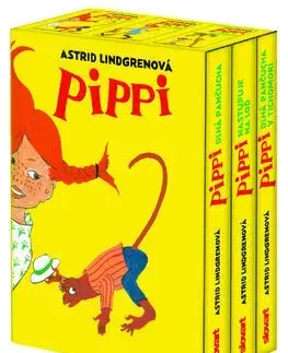 Rozprávky Pippi Dlhá pančucha - set - Astrid Lindgrenová,Jarmila Cihová