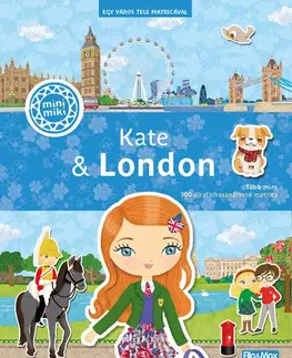 Nalepovačky, vystrihovačky, skladačky Kate & London – Egy város tele matricával - Julie Camel,Charlotte Segond-Rabilloud
