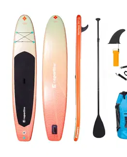 Paddleboardy Paddleboard s príslušenstvom inSPORTline WaveTeam 13'0" • 350l • do 200kg fialová